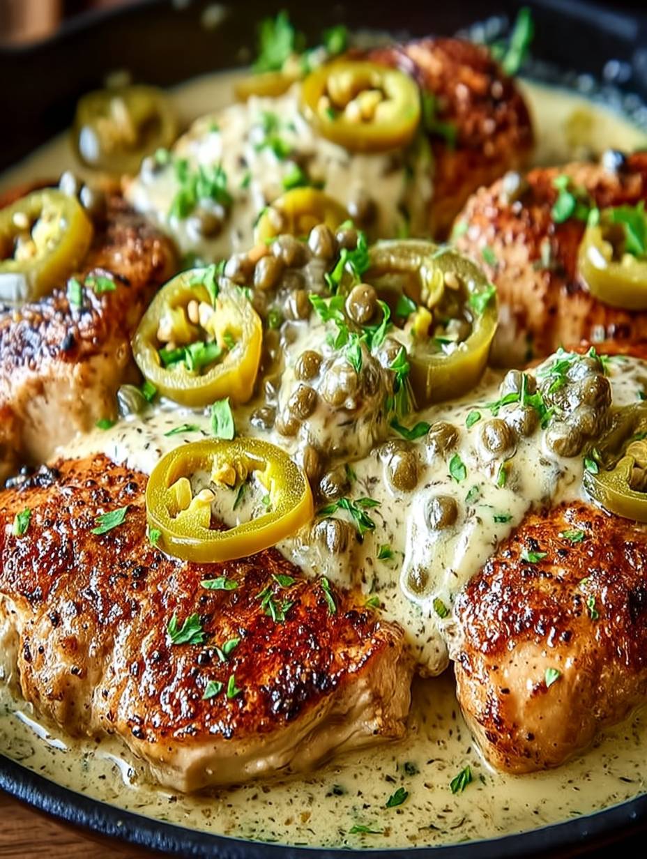 Creamy Pepperoncini Chicken Skillet image 2