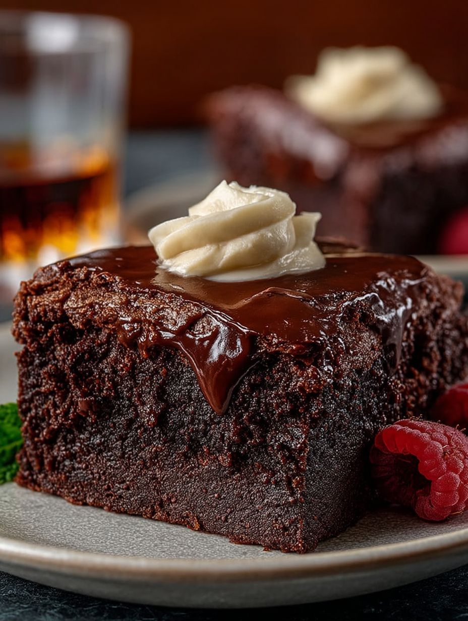 Double Fudge Whiskey Cake image 2