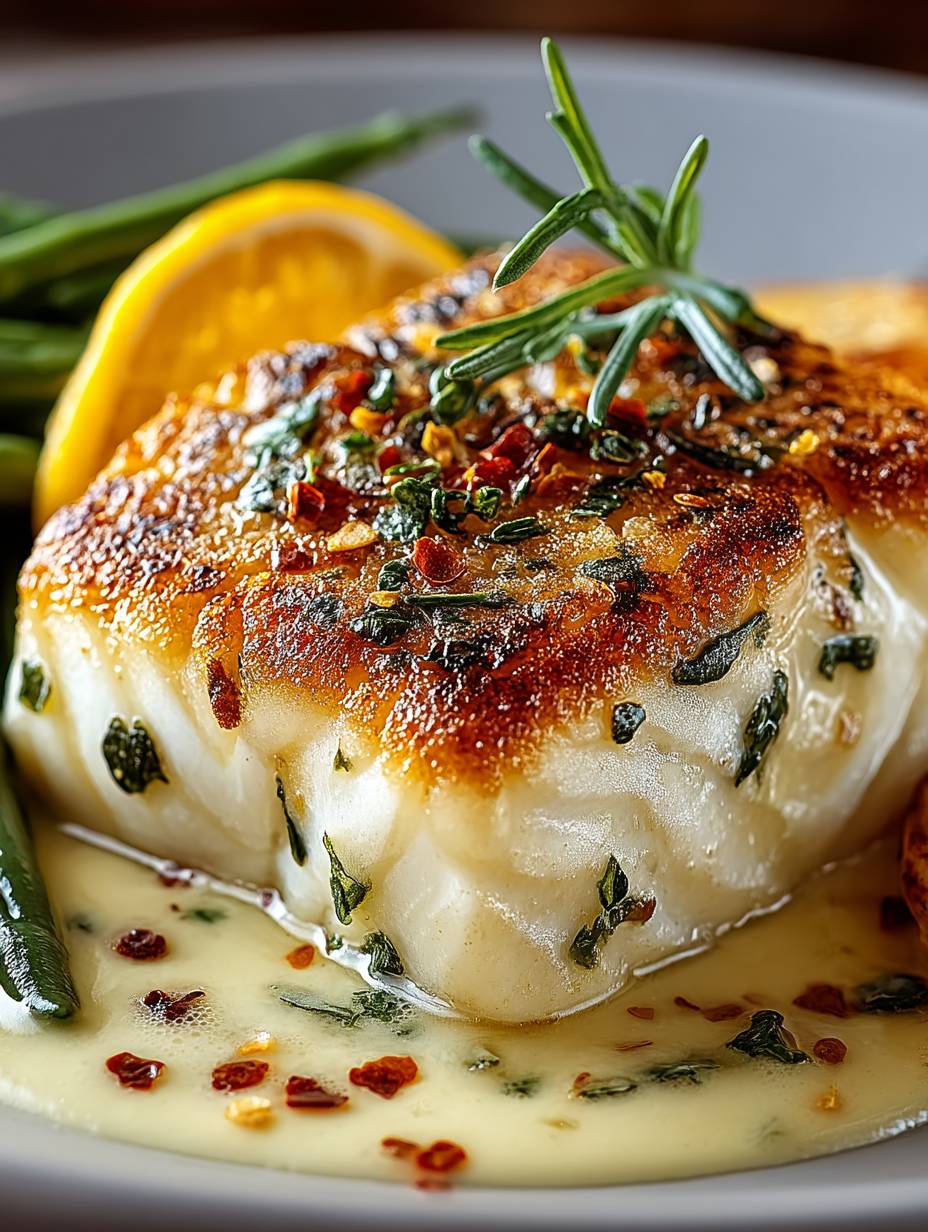 Easy Creamy Baked Halibut Recipe for Any Occasion image 2