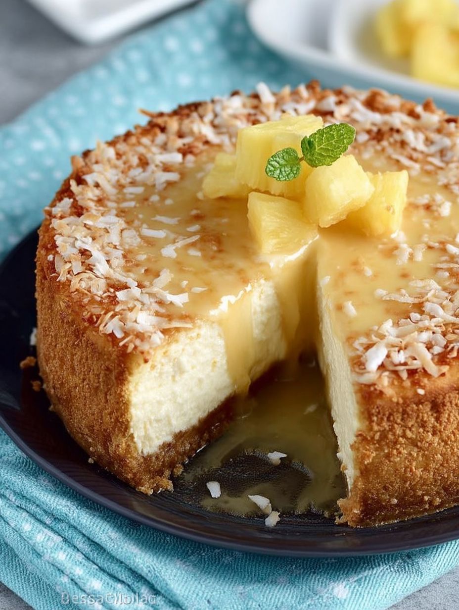 Pina Colada Cheesecake image 2