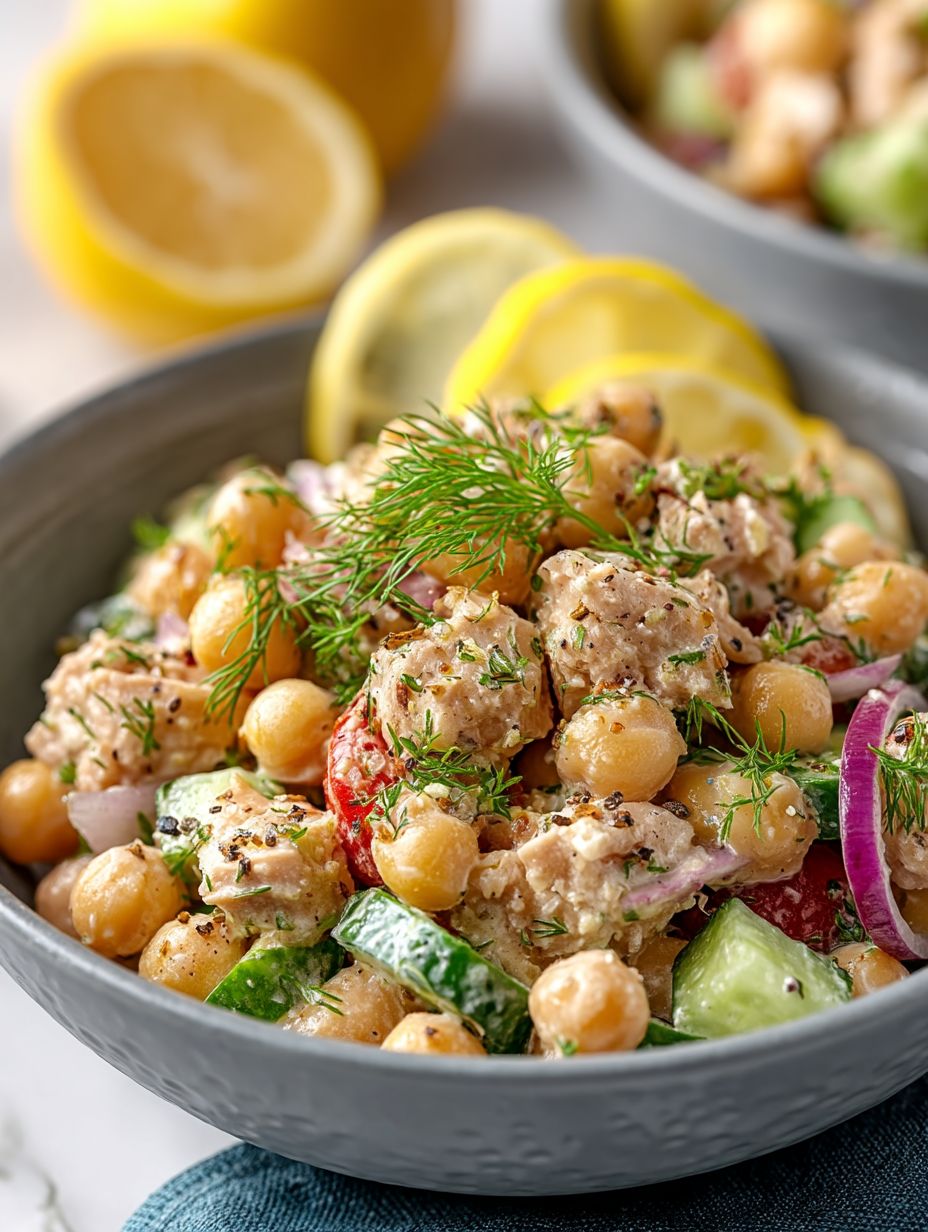 Protein-Packed Tuna Garbanzo Bean Salad image 2