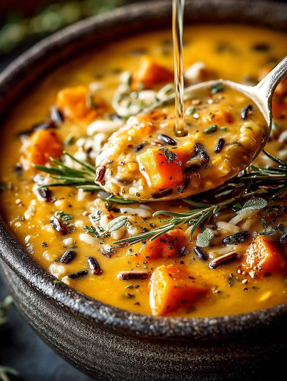 Pumpkin Wild Rice Soup image 2