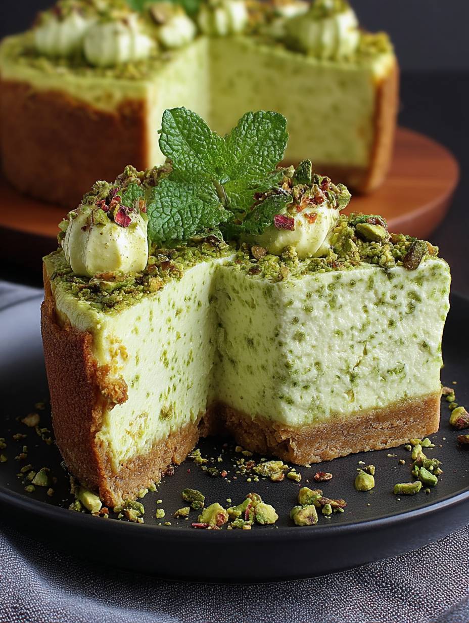 THE BEST PISTACHIO CHEESECAKE EVER image 2