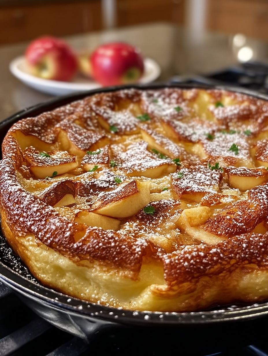 Apple Cinnamon German Pancake image 2
