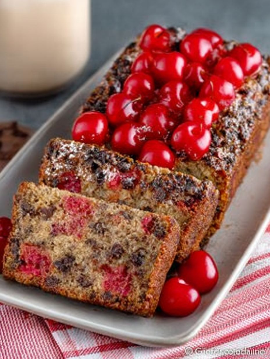 CHERRY CHOCOLATE CHIP BANANA BREAD image 2