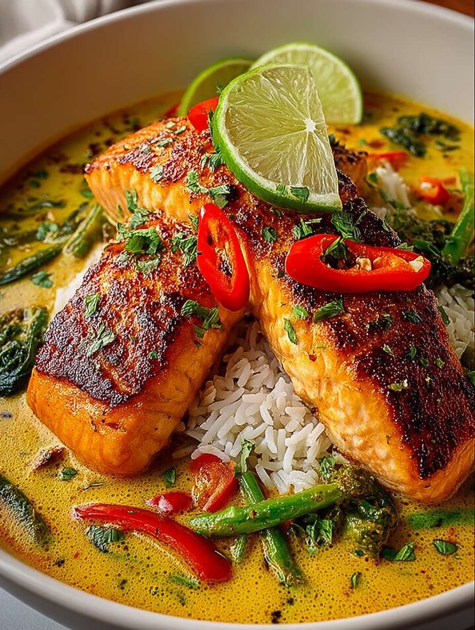 Caribbean Coconut Curry Salmon image 2