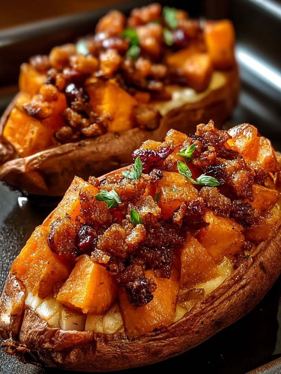 Cranberry Apple Twice-Baked Sweet Potatoes image 2