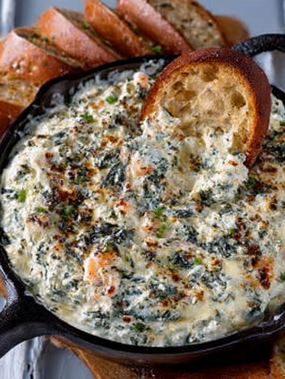 Creamy Seafood Spinach Dip image 2