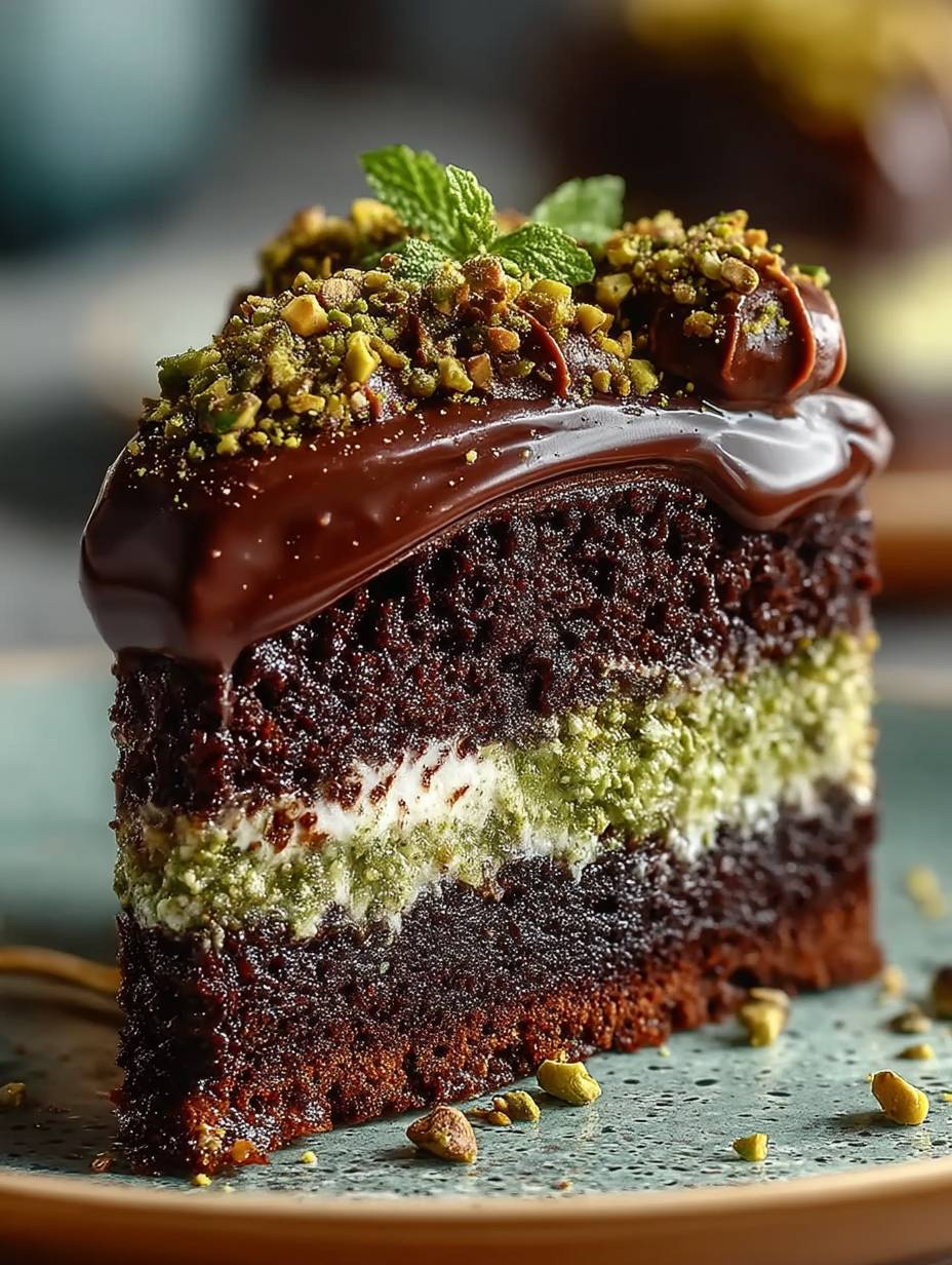 Dubai Chocolate Pistachio Cake image 2