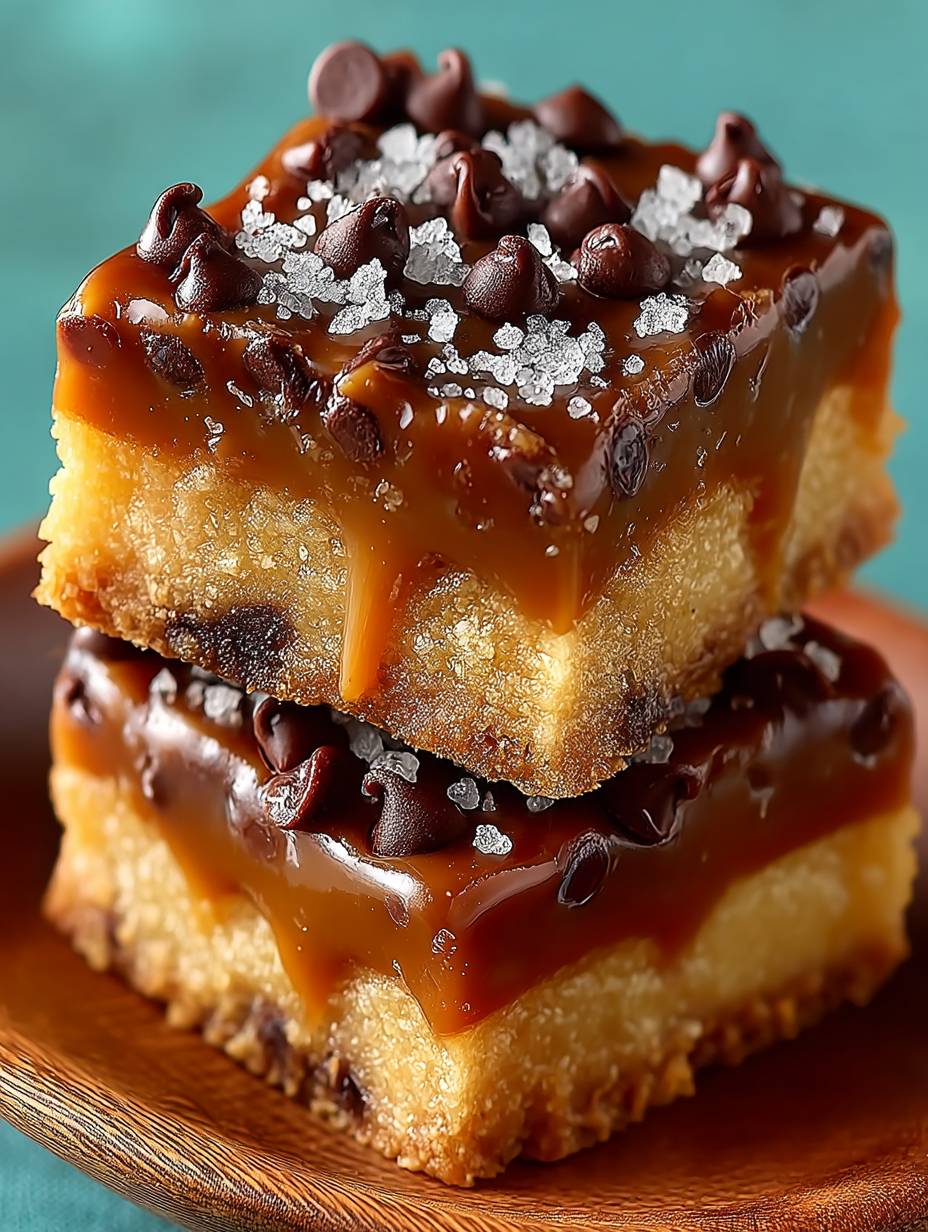 Easy Caramel Cookie Bars image 2