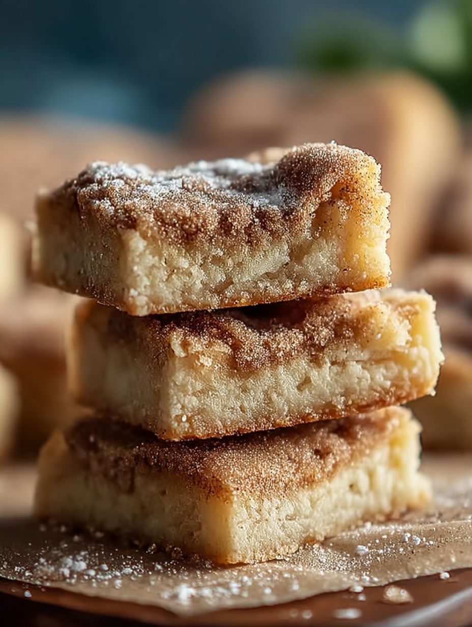 Easy Cinnamon Sugar Blondies image 2