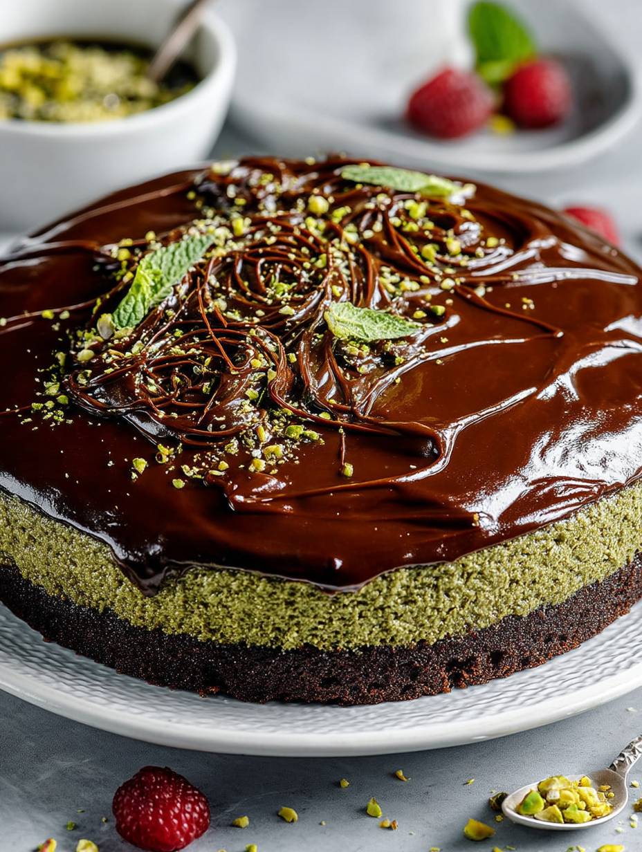 Easy To Make Dubai Chocolate Cake image 2