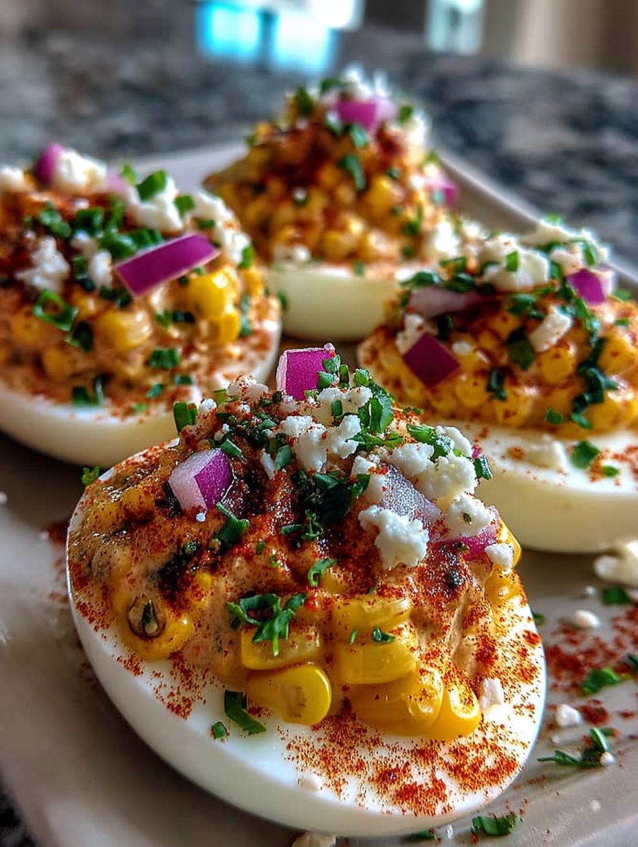 Elote Deviled Eggs image 2