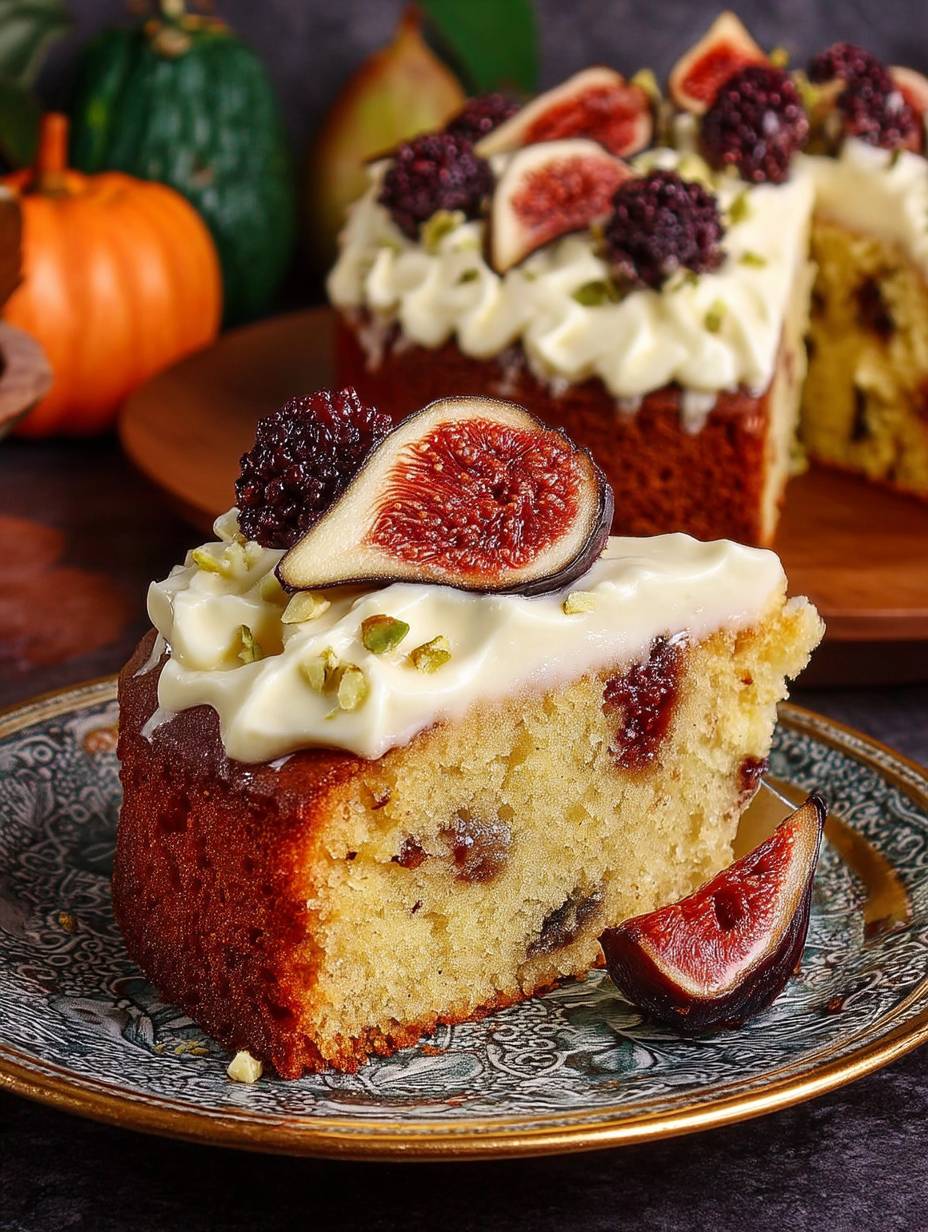 Fall in Gondor Orange Cardamom Fig Cake image 2