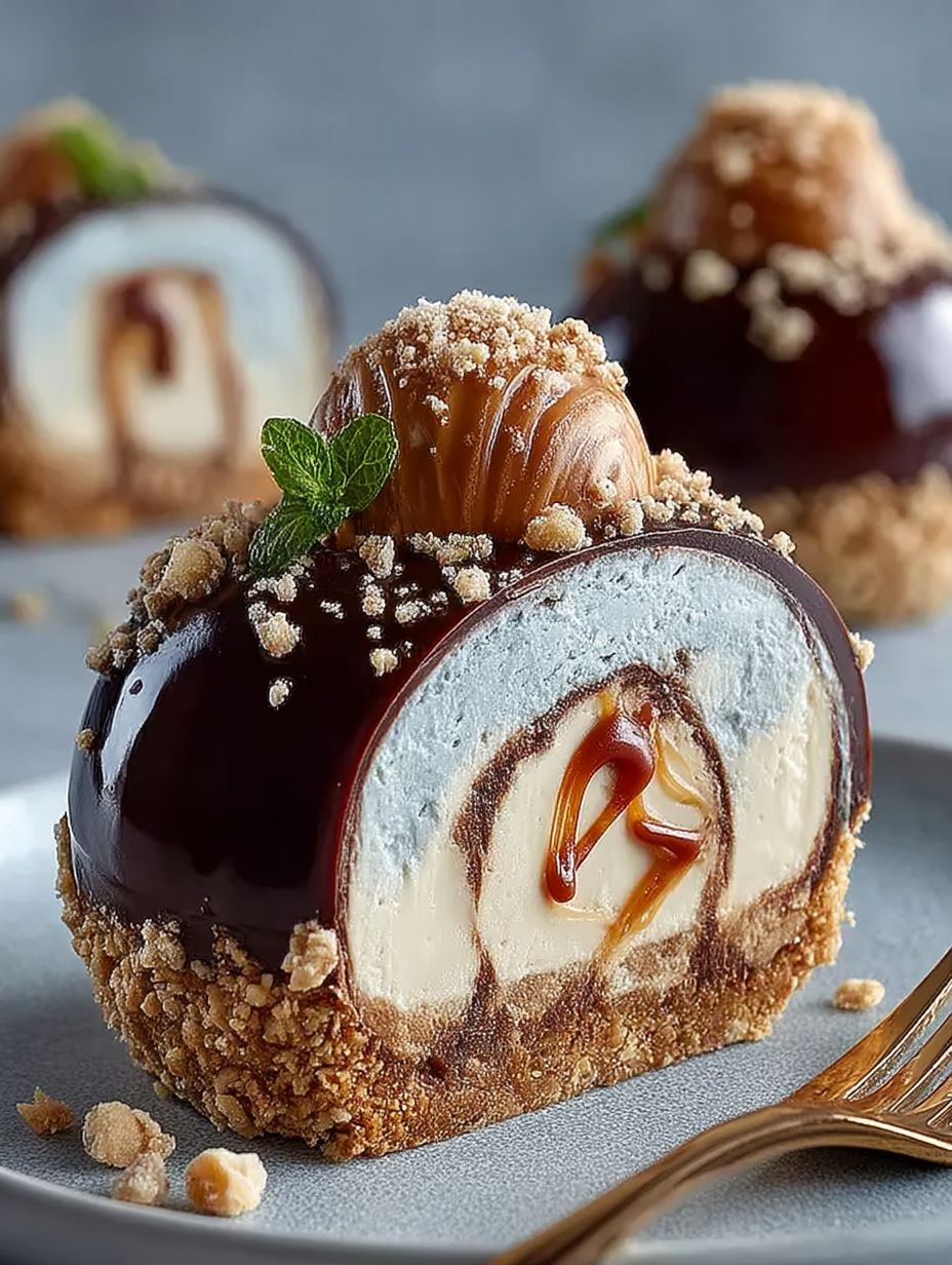 Gluten & Dairy Free Caramel Mousse Cakes image 2