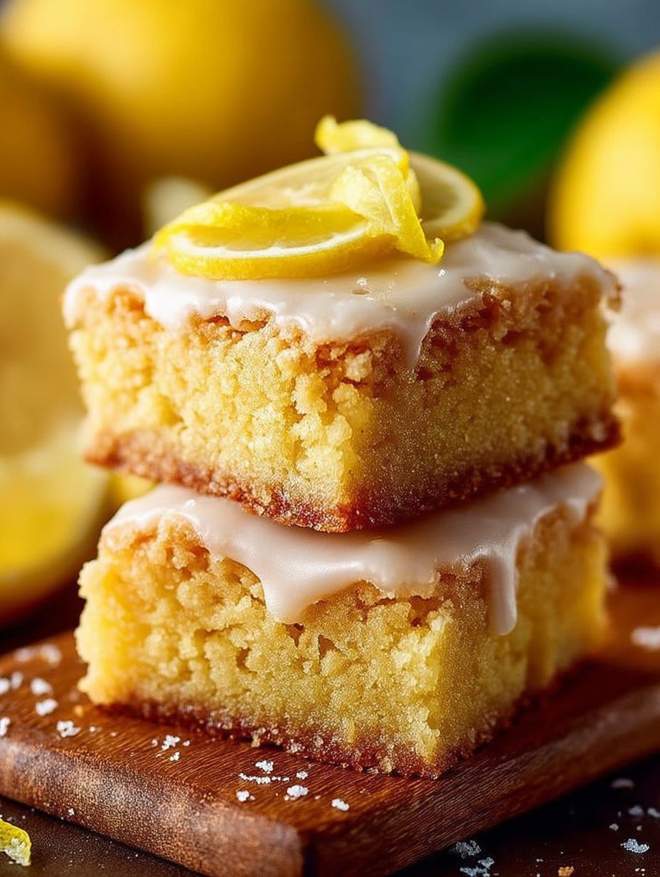 LEMON OATMEAL CRUMBLE BARS image 2