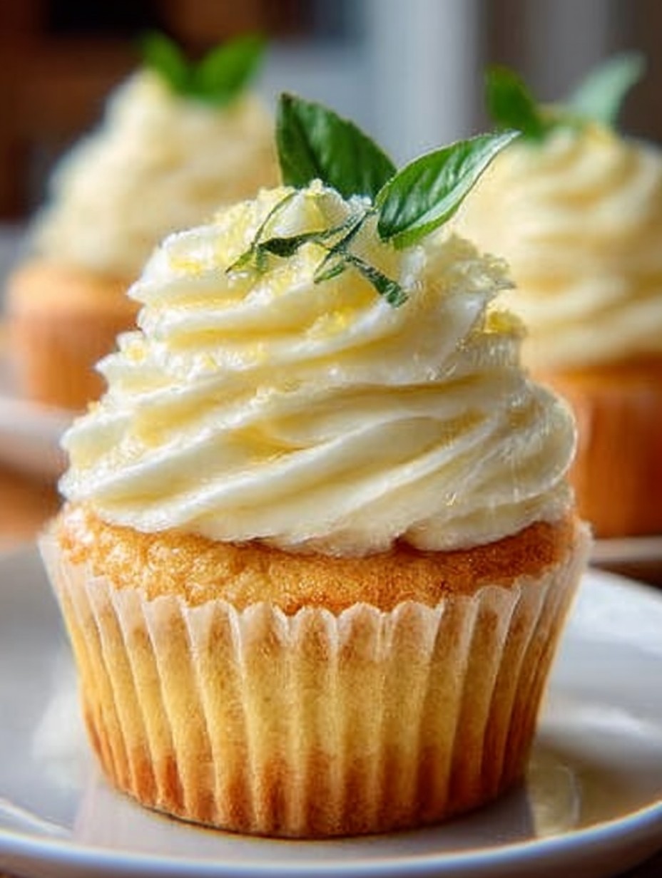 Lemon Basil Olive Oil Cupcakes image 2
