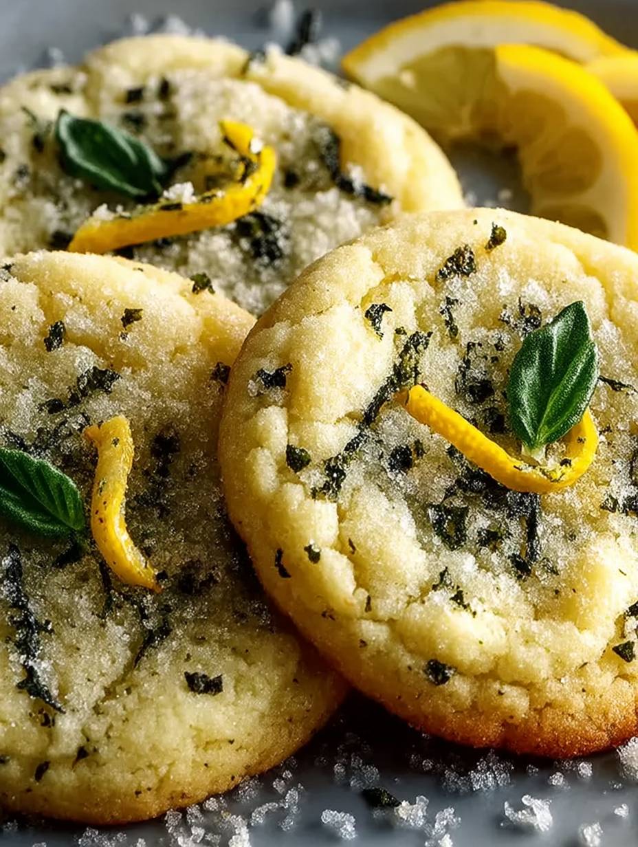 Lemon Basil Sugar Cookies image 2