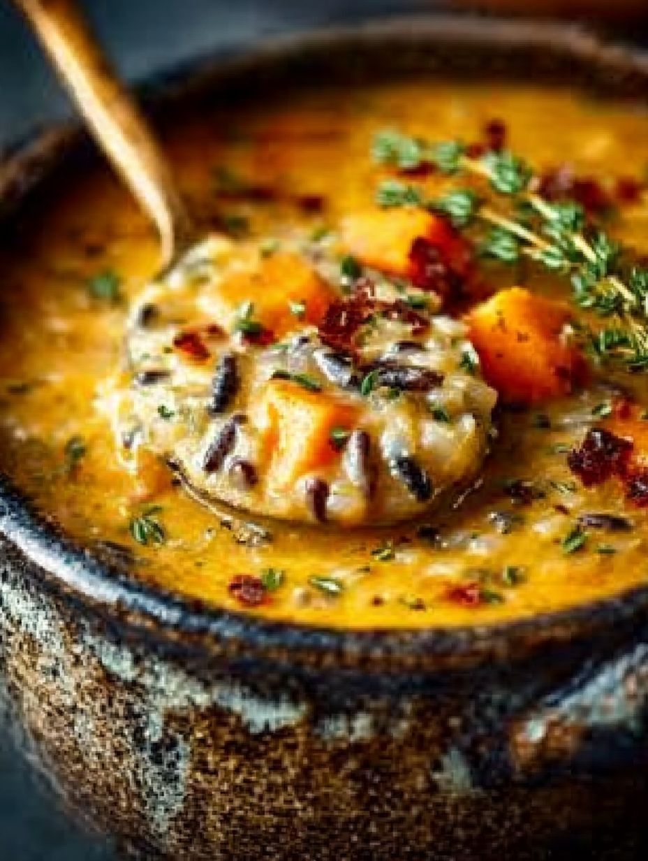 Pumpkin Wild Rice Soup image 2