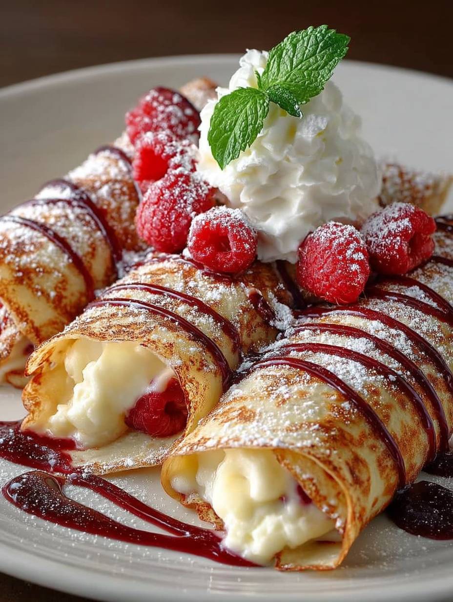 Raspberry Vanilla Cream Crepes – Light, Fluffy & Sweetly Decadent image 2