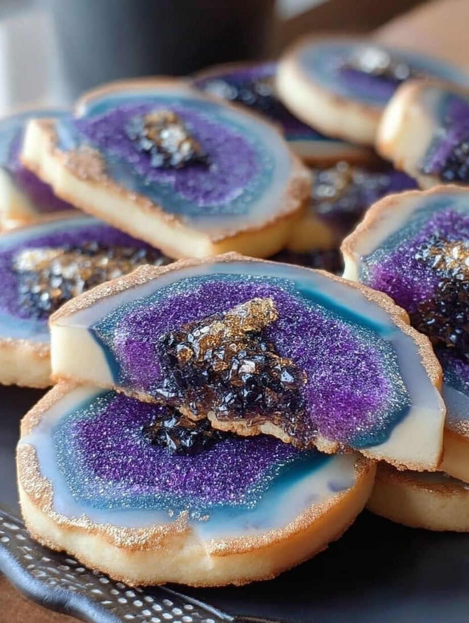 Stunning Geode Cookies That Sparkle and Shine image 2