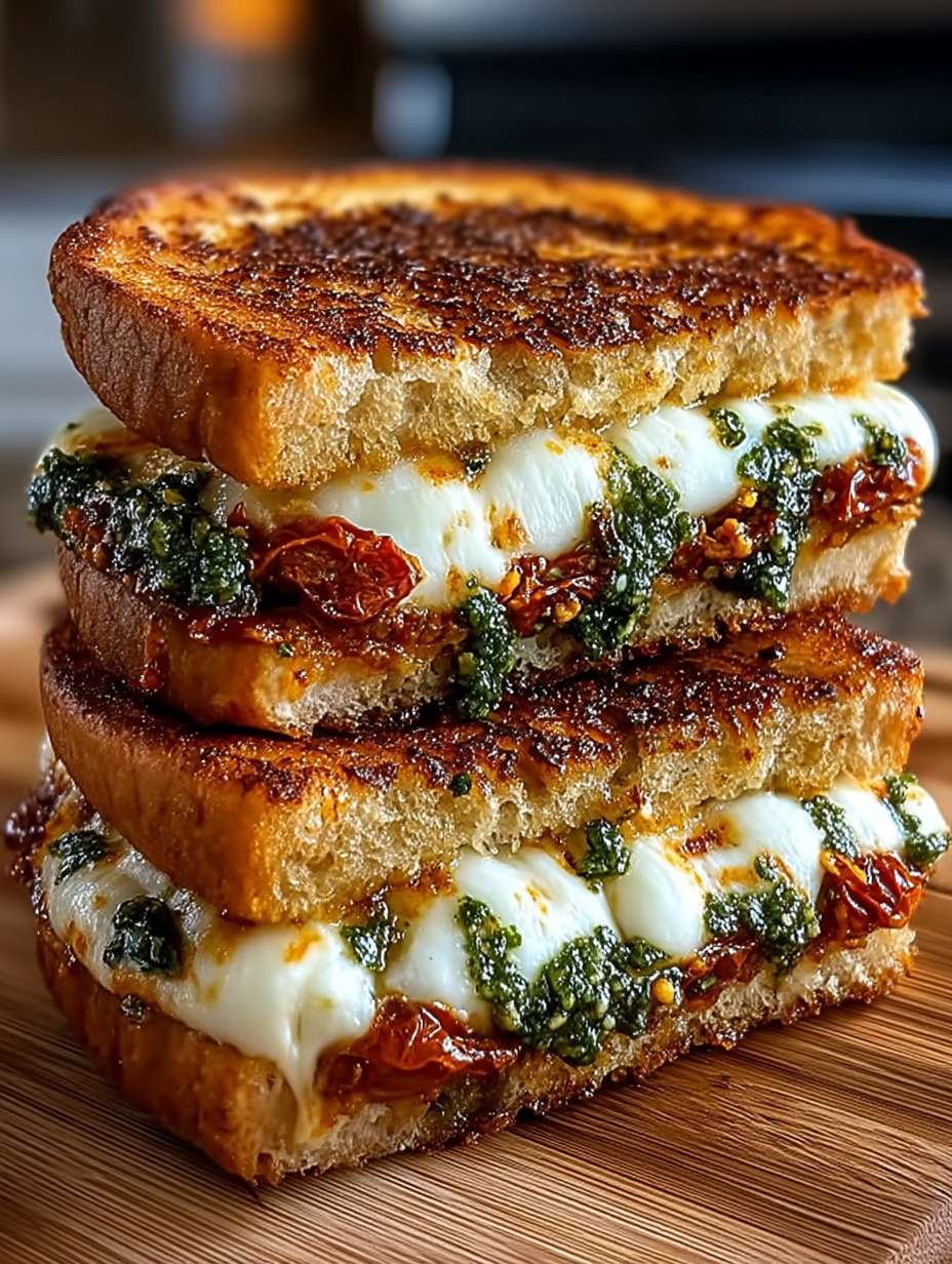 Sun-Dried Tomato Pesto Grilled Cheese image 2