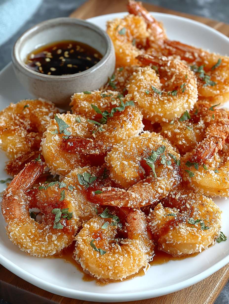 Sweet Chinese Glaze Coconut Shrimp image 2