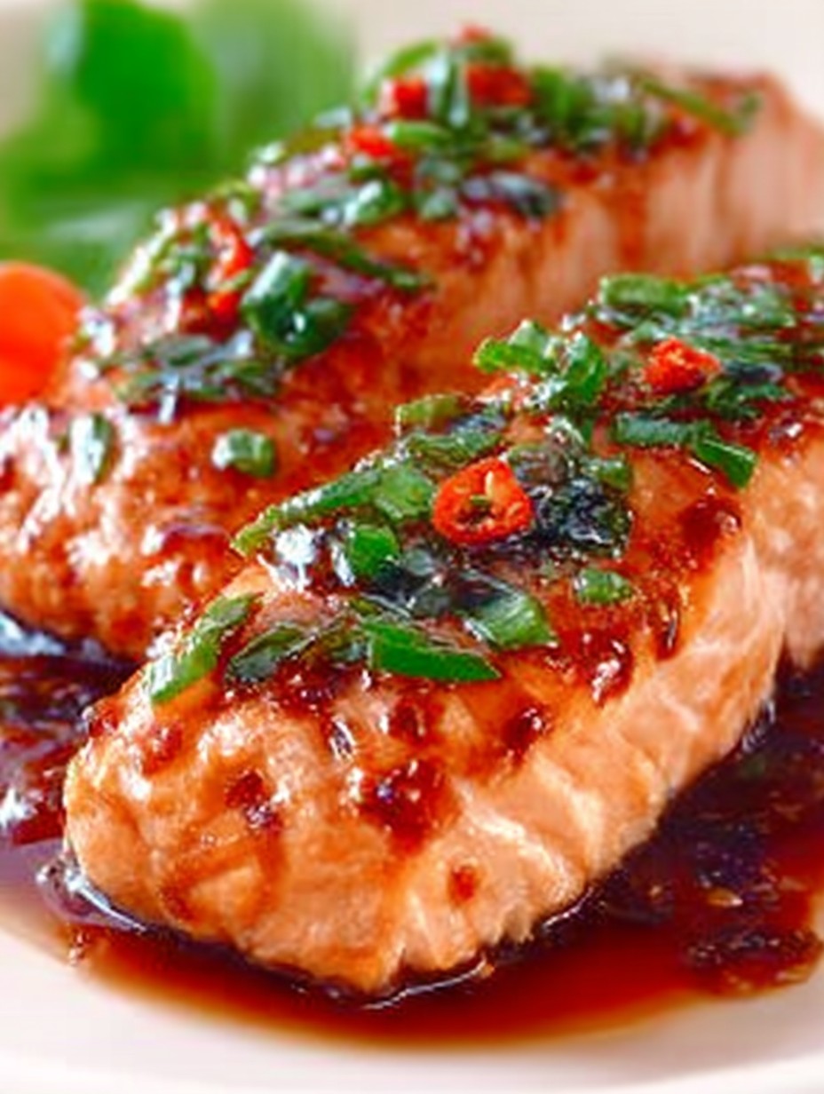 Thai SALMON SWEET CHILL GLAZE image 2