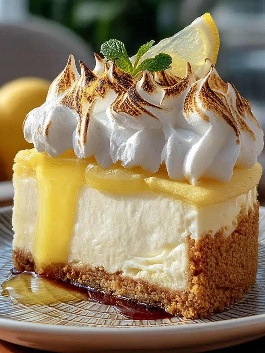 Triple Lemon Meringue Cheesecake image 2