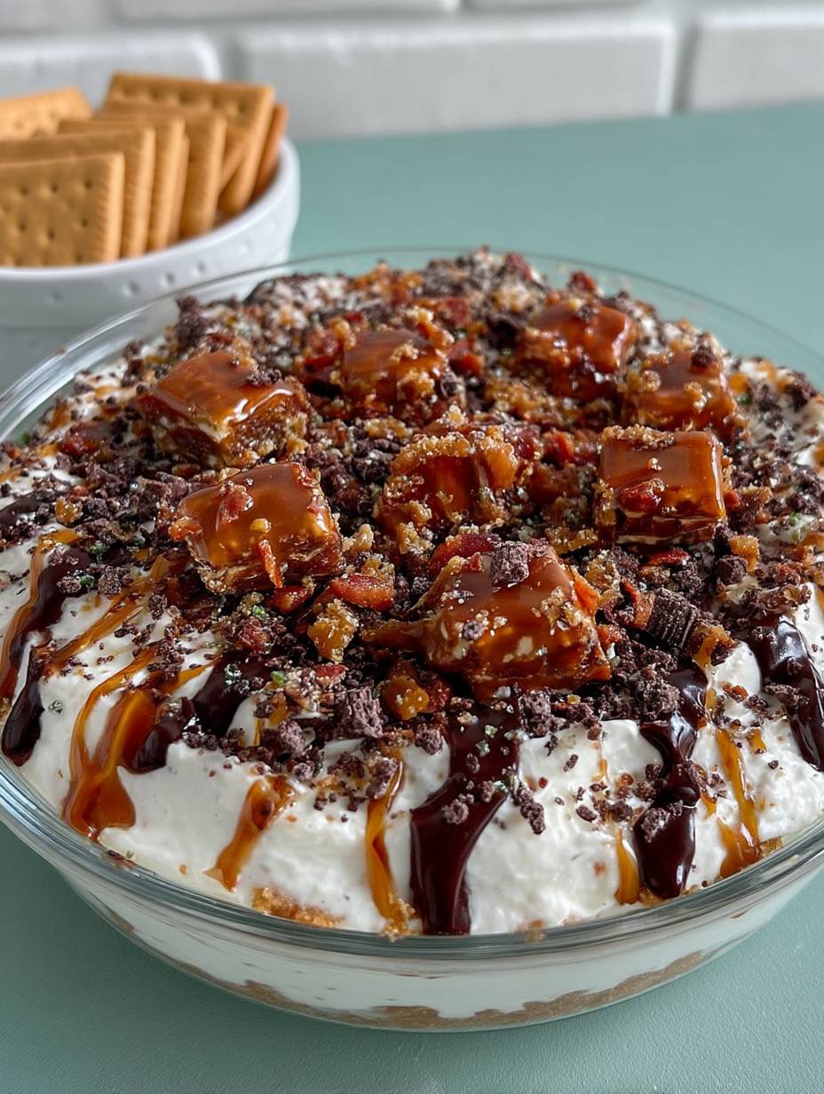 Turtle Cheesecake Dip image 2