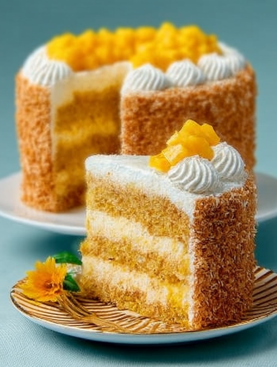 Vegan Mango Coconut Cake image 2