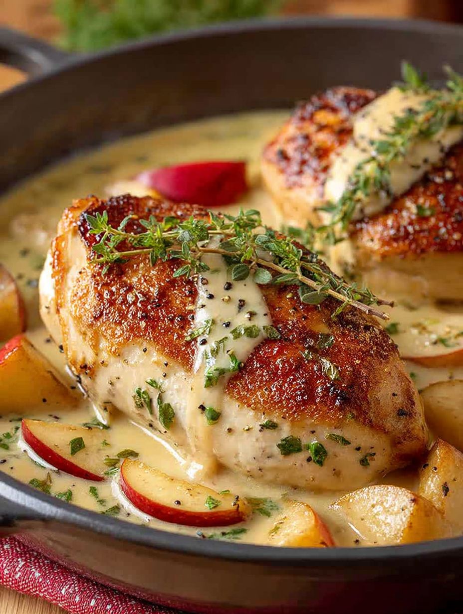 chicken normandy – Creamy Apple Brandy Chicken image 2