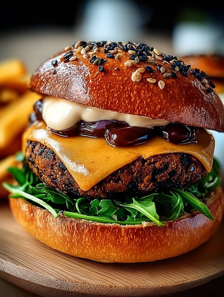 epic black bean burger image 2