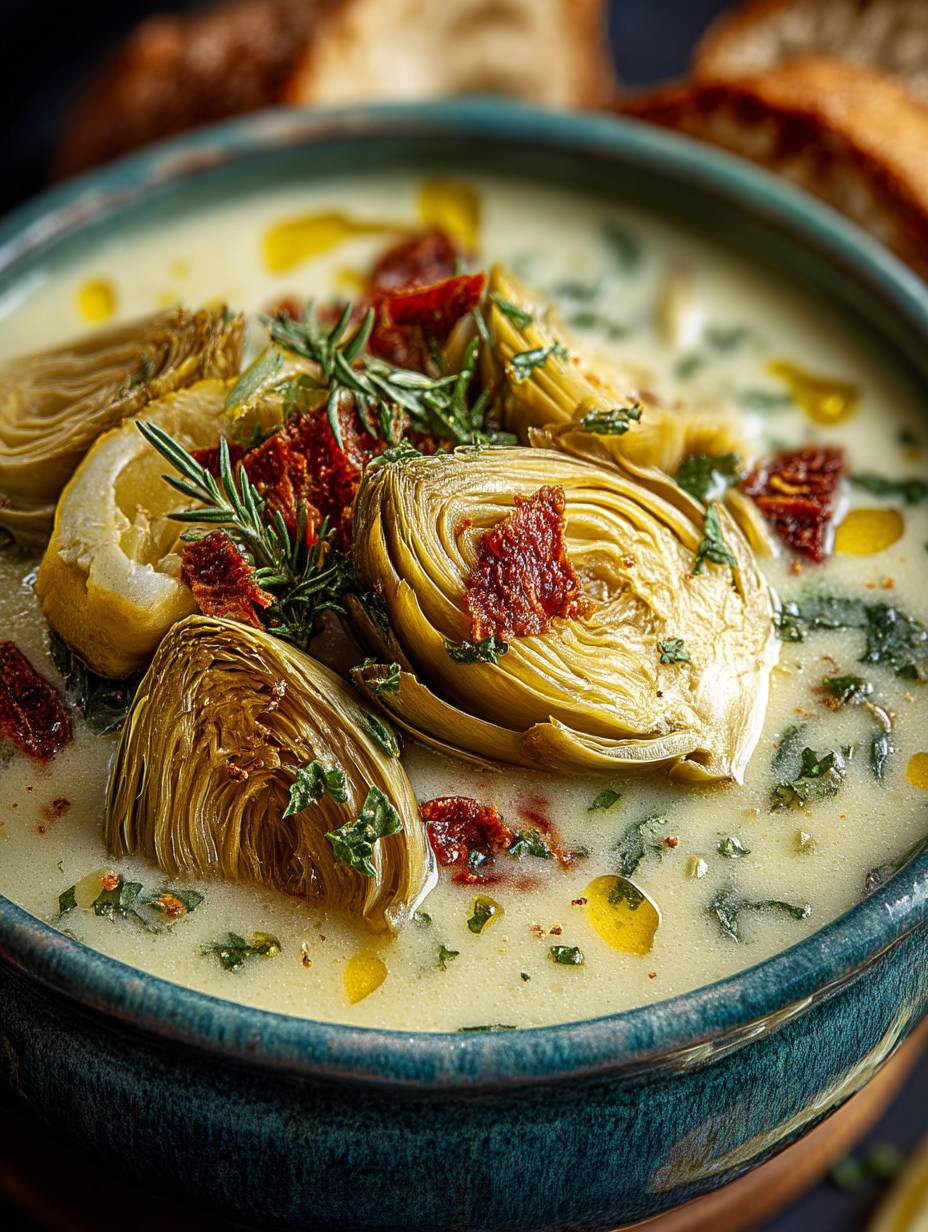 Lemony Tuscan Artichoke Soup image 2