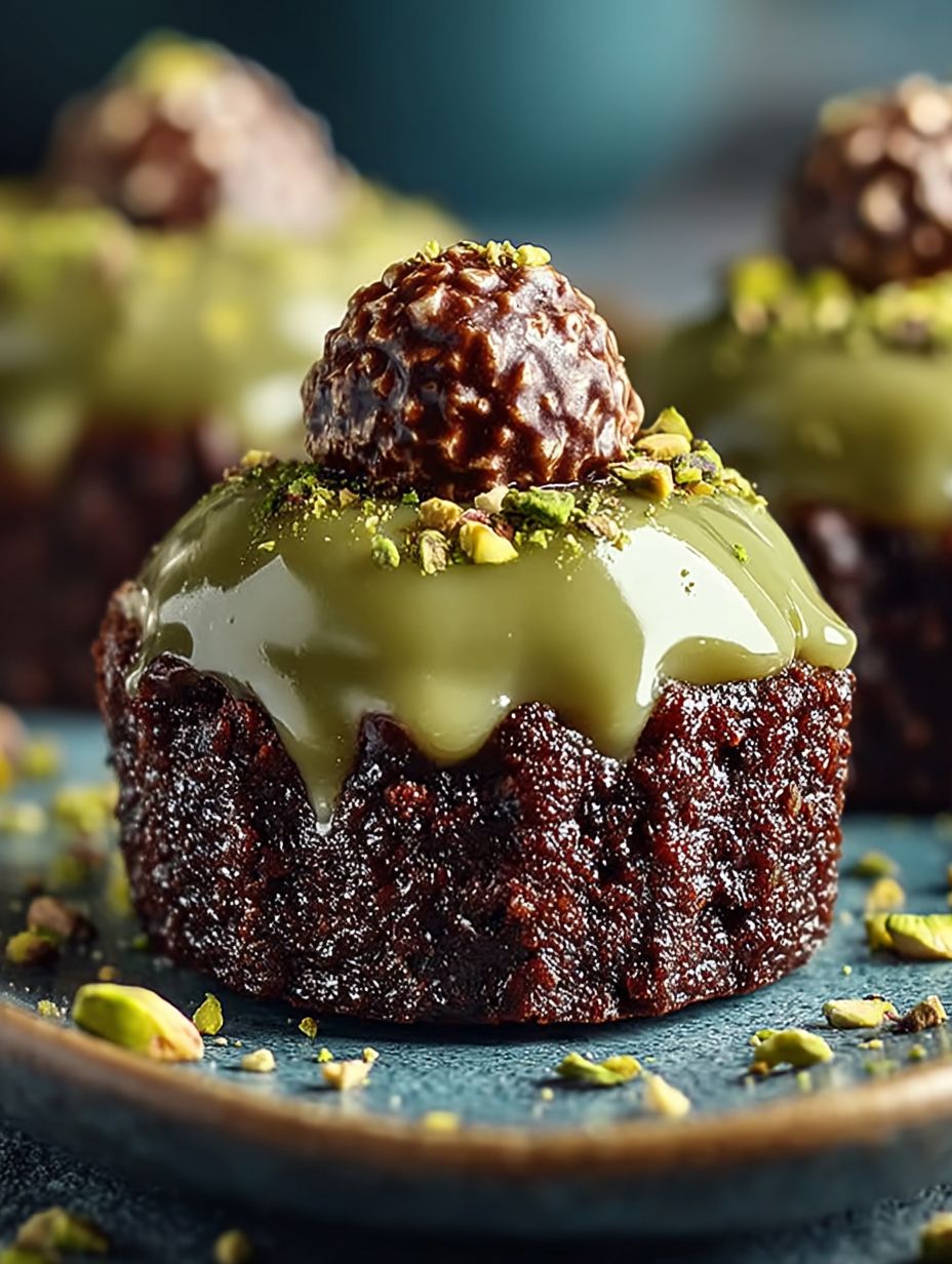 Pistachio Ferrero Rocher Brownies image 2