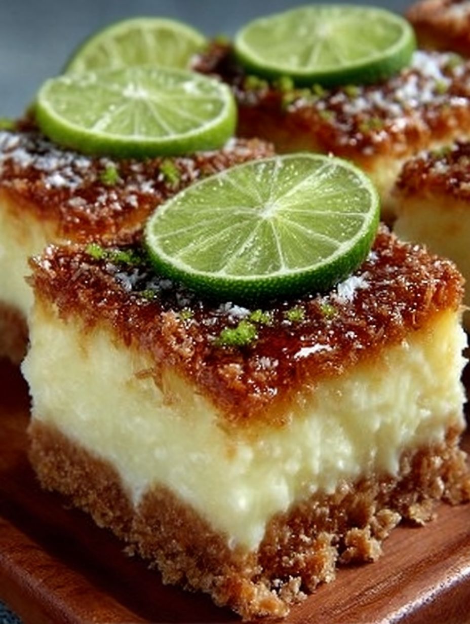 Tropical Coconut Lime Bars for a Refreshing Dessert Delight image 2