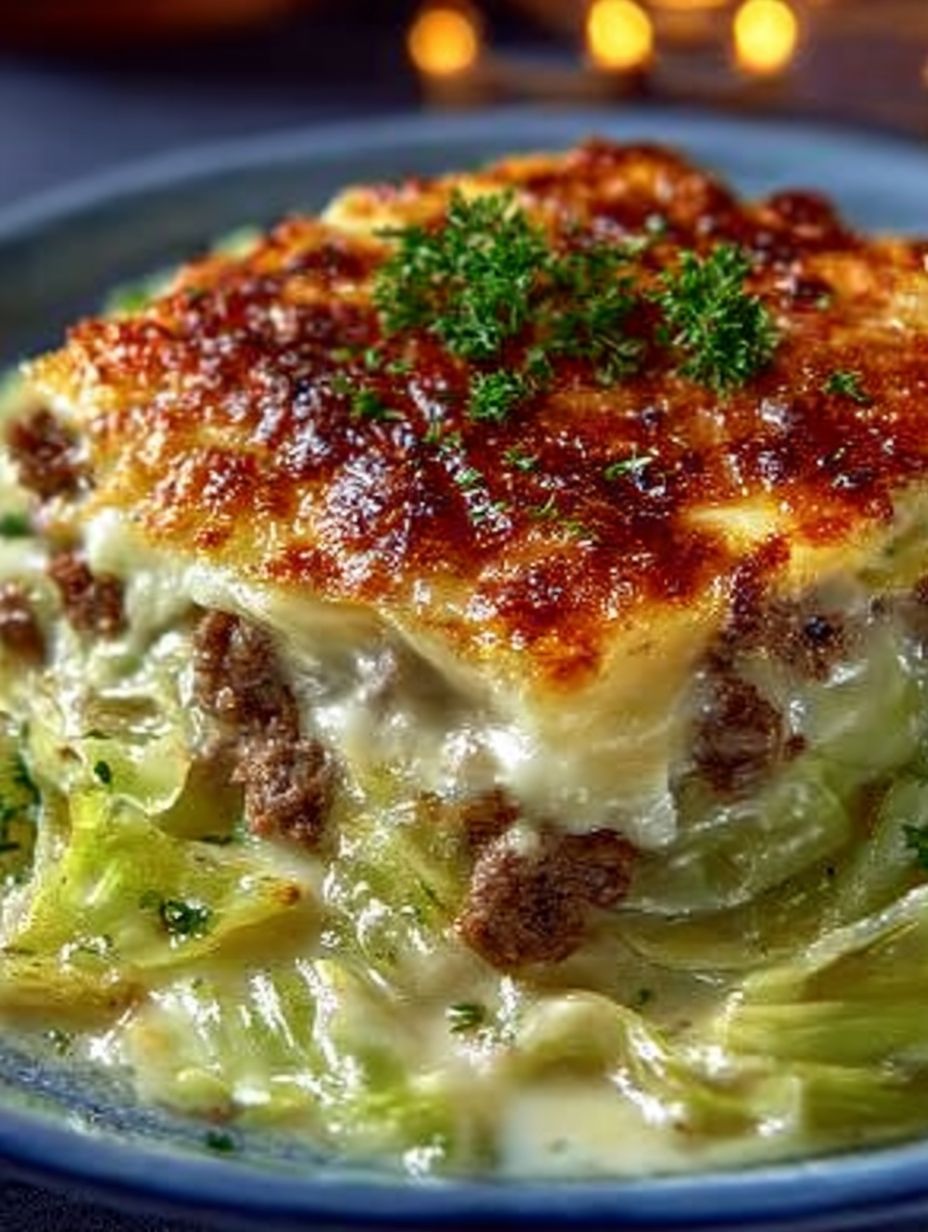 Creamed Cabbage and Ground Beef Casserole – Easy, Cozy & Flavorful! image 2