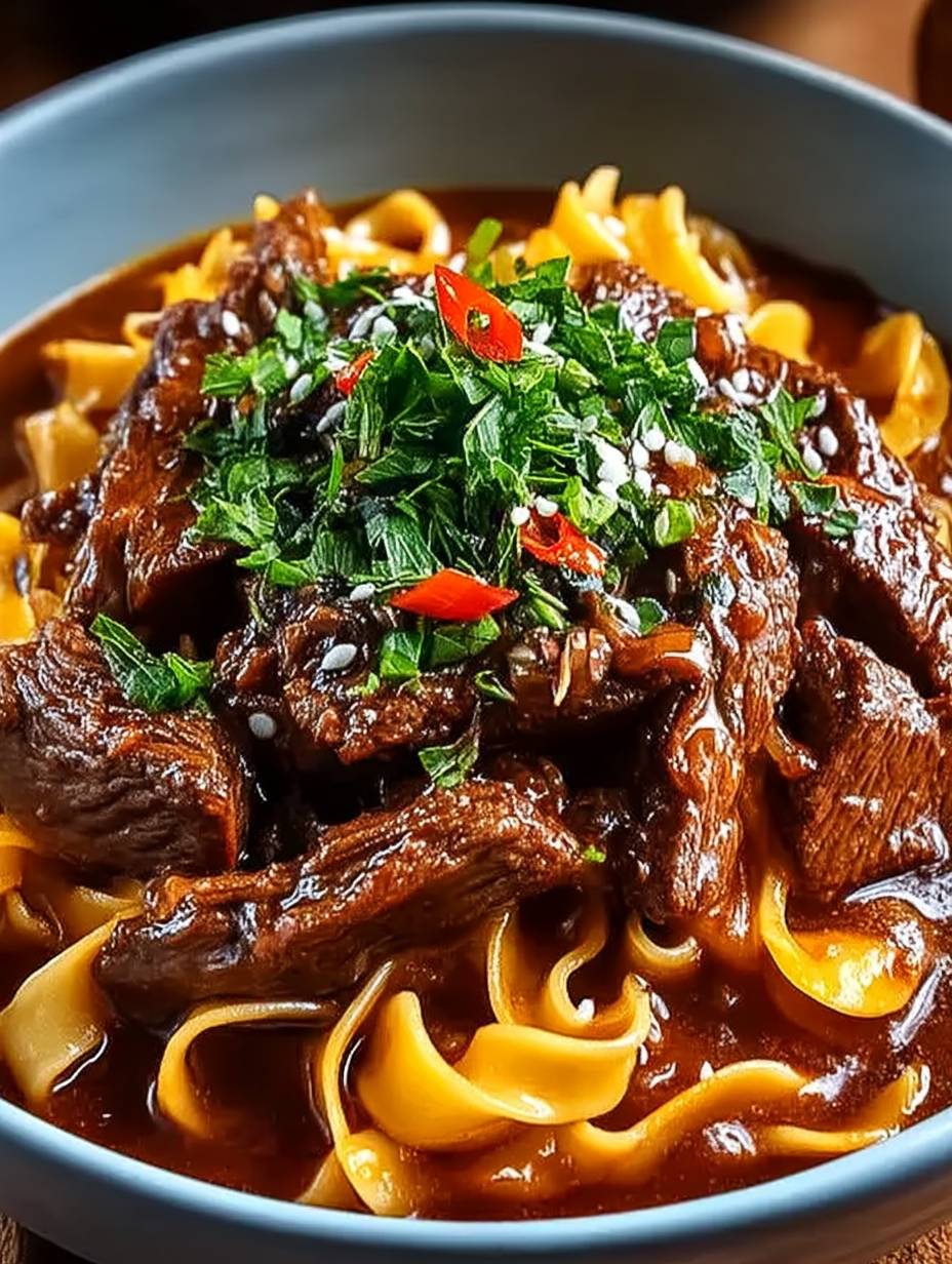 Korean Beef Noodles: Slow Cooker Comfort image 2