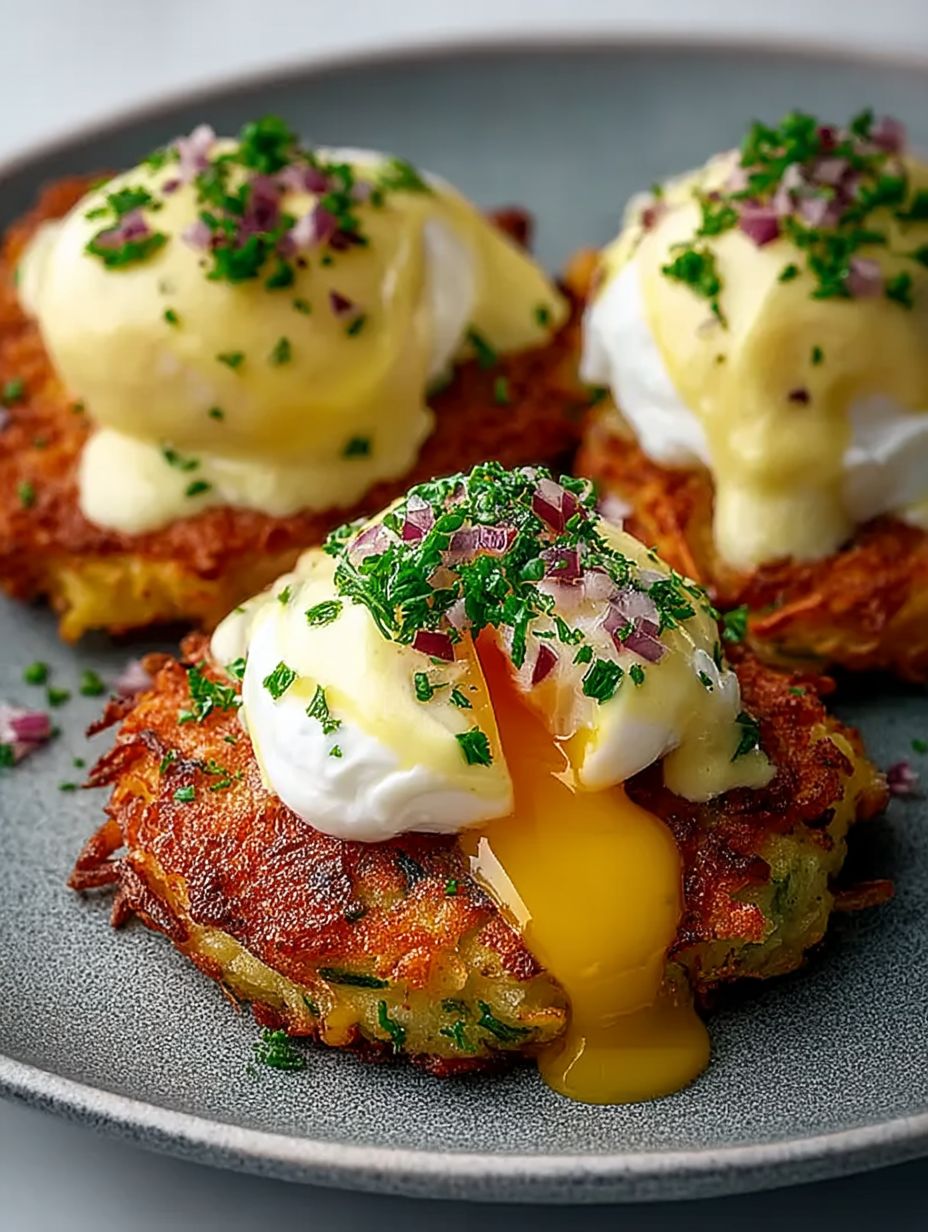 Latke Eggs Benedict image 2