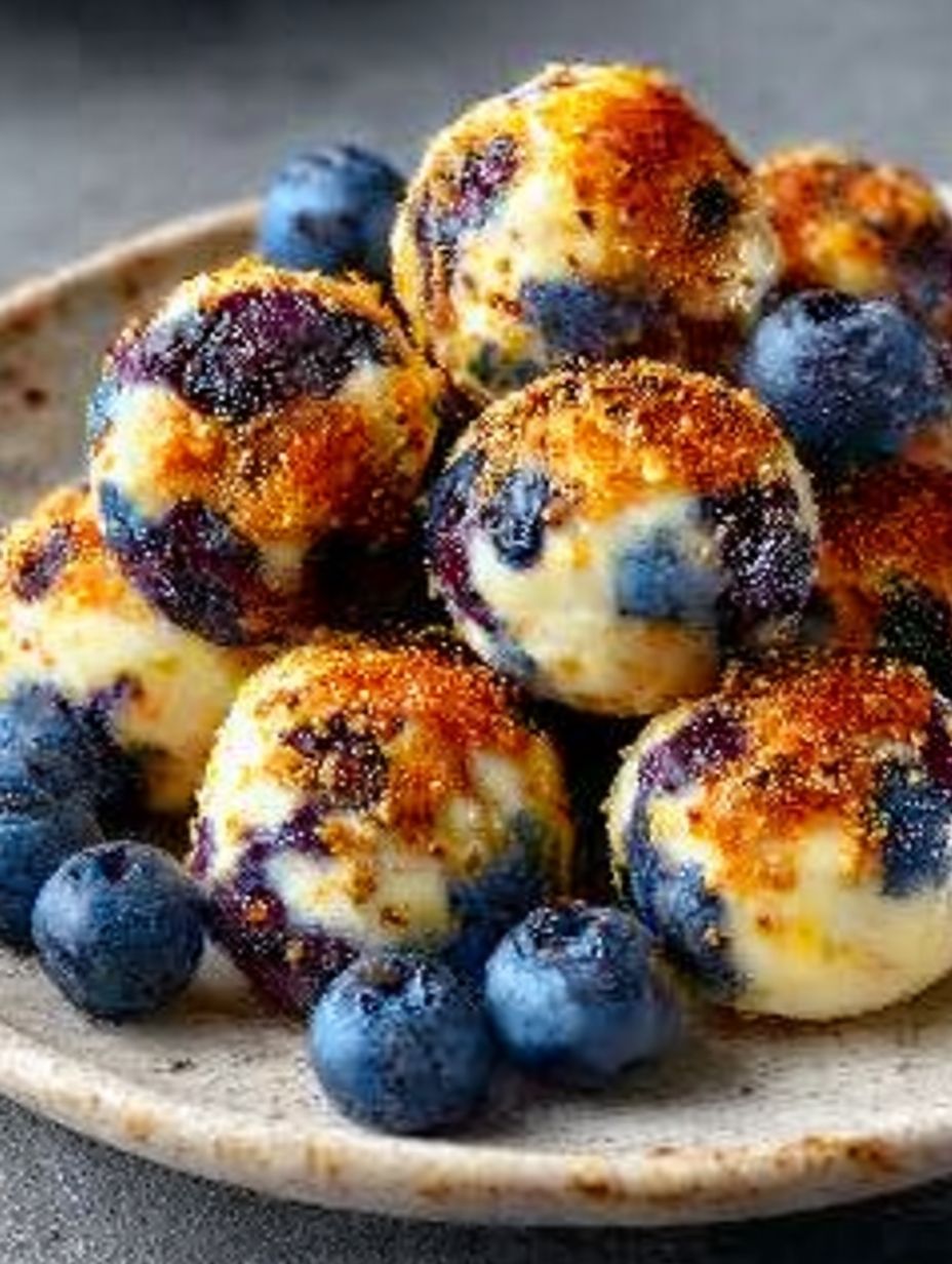 Lemon Blueberry Cottage Cheese Protein Bites image 2