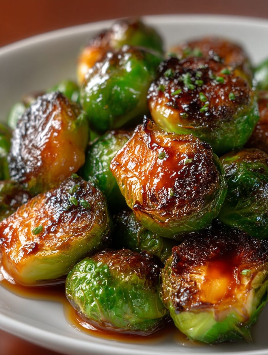 SWEET STICKY GLAZED BRUSSELS SPROUTES READY FAST image 2